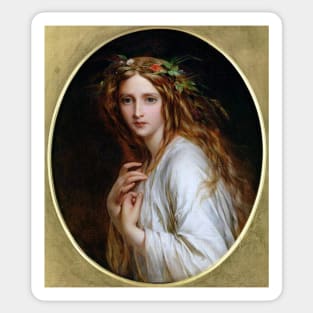 Ophelia - Thomas Francis Dicksee Sticker